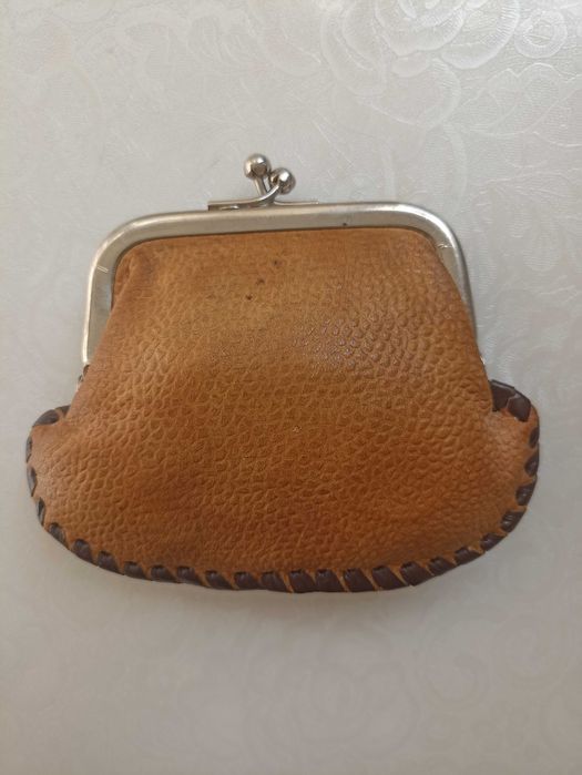 Кошелек из натуральной кожи, советский