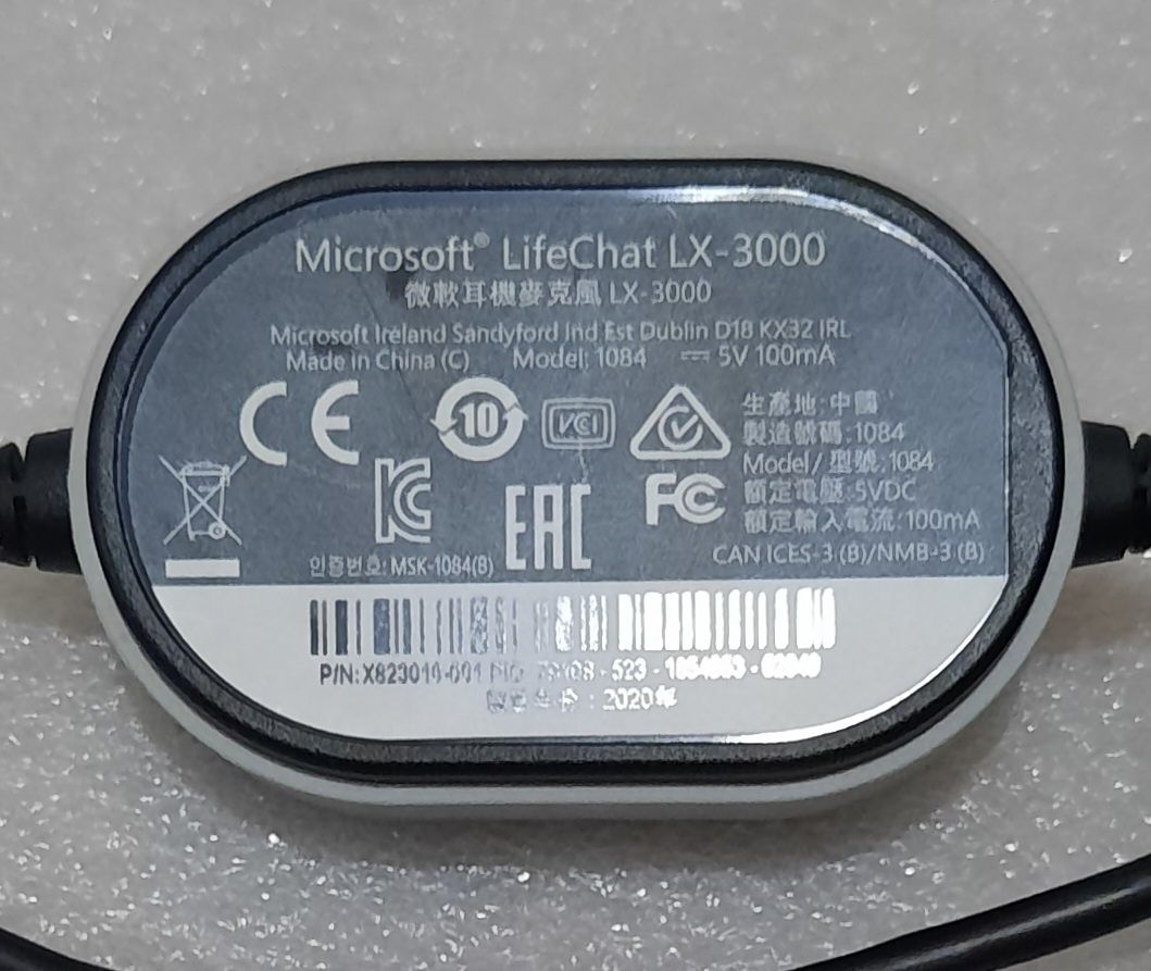 Casti cu microfon Microsoft LifeChat LX-3000, USB