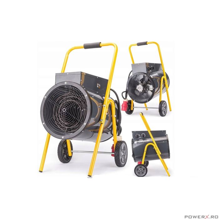 Incalzitor electric, 15 kW, aeroterma, trifazic 380V, Powermat