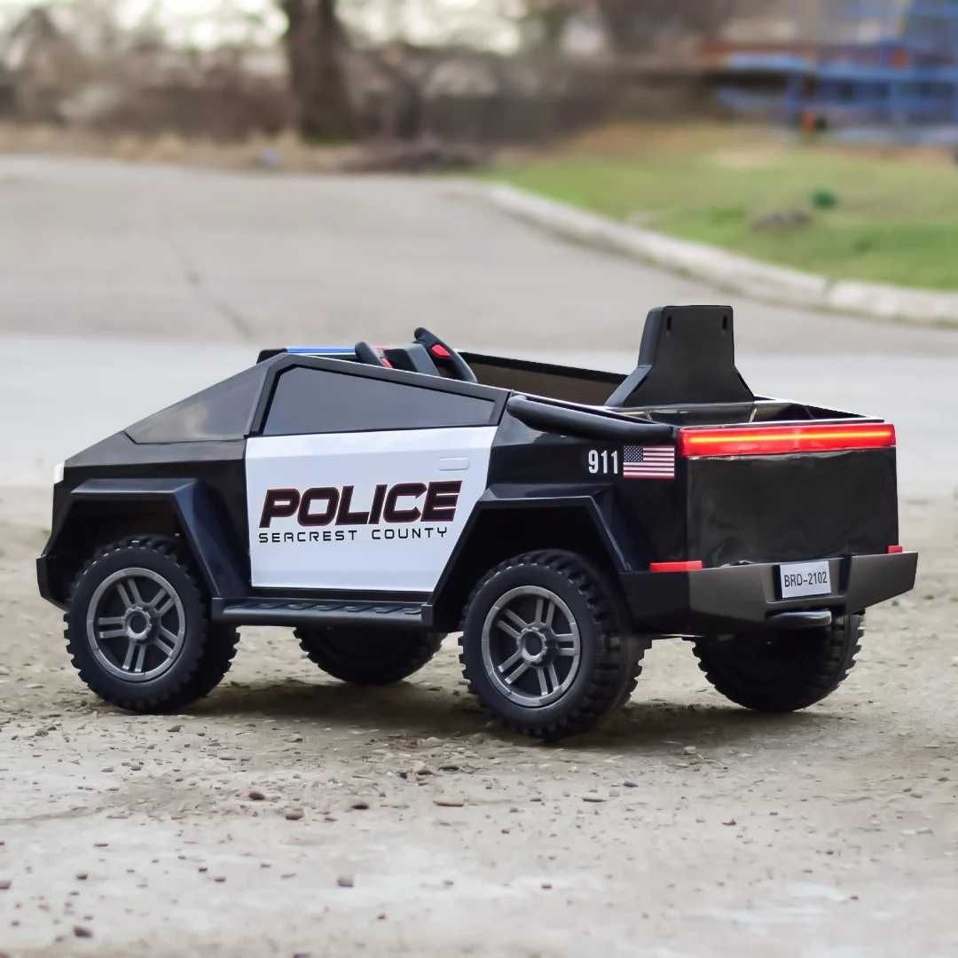 Детска Акумулаторна Кола POLICE BJ2102, 90W, 12V/7Ah, R/C 2.4