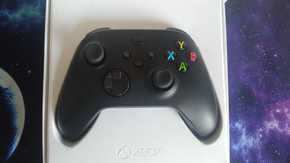 Controller Wireless Microsoft Xbox Series X, Carbon Black + cablu USB