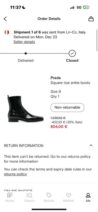 Prada Square-Toe ankle boots men