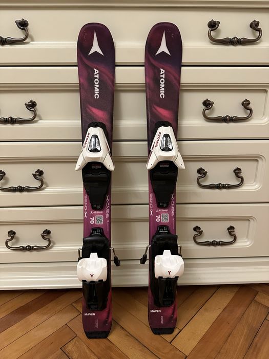 Schiuri Atomic MAVEN GIRL + Legatura C5 GW, 70cm, copii, mov