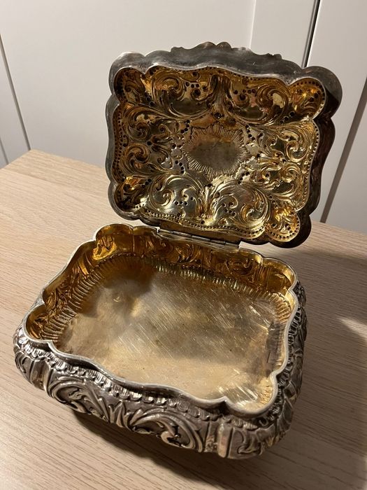 Cutie de bijuterii argint 938gr