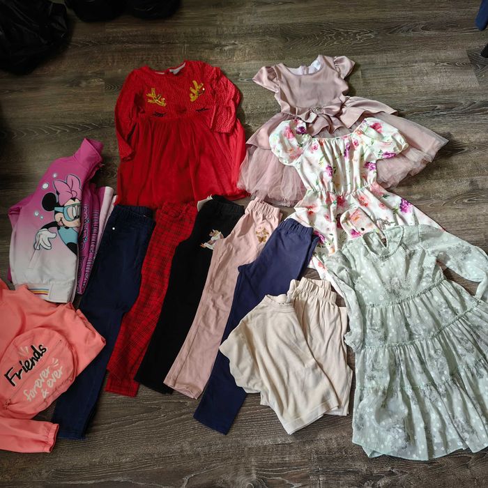 Дрешки за момиченце размер 122 - лот