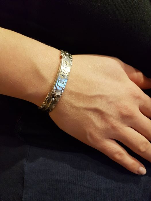 Bratara masiva Argint 925 dama fixa,model deosebit,30 grame