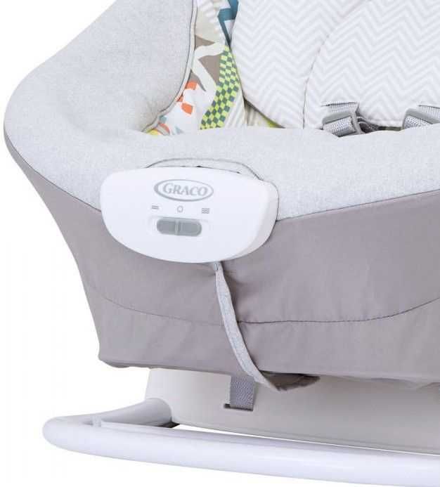 Бебешка люлка Graco - Duet Sway 2 в 1, сива