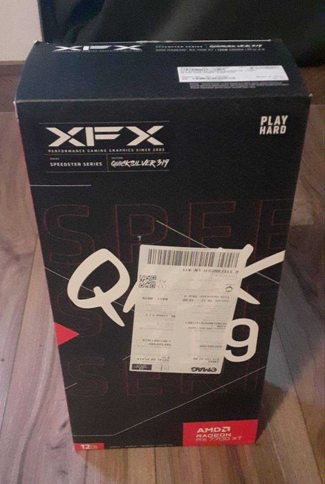 Placa video XFX Speedster QICK 319 RX 7700 XT Black Edition, 12GB