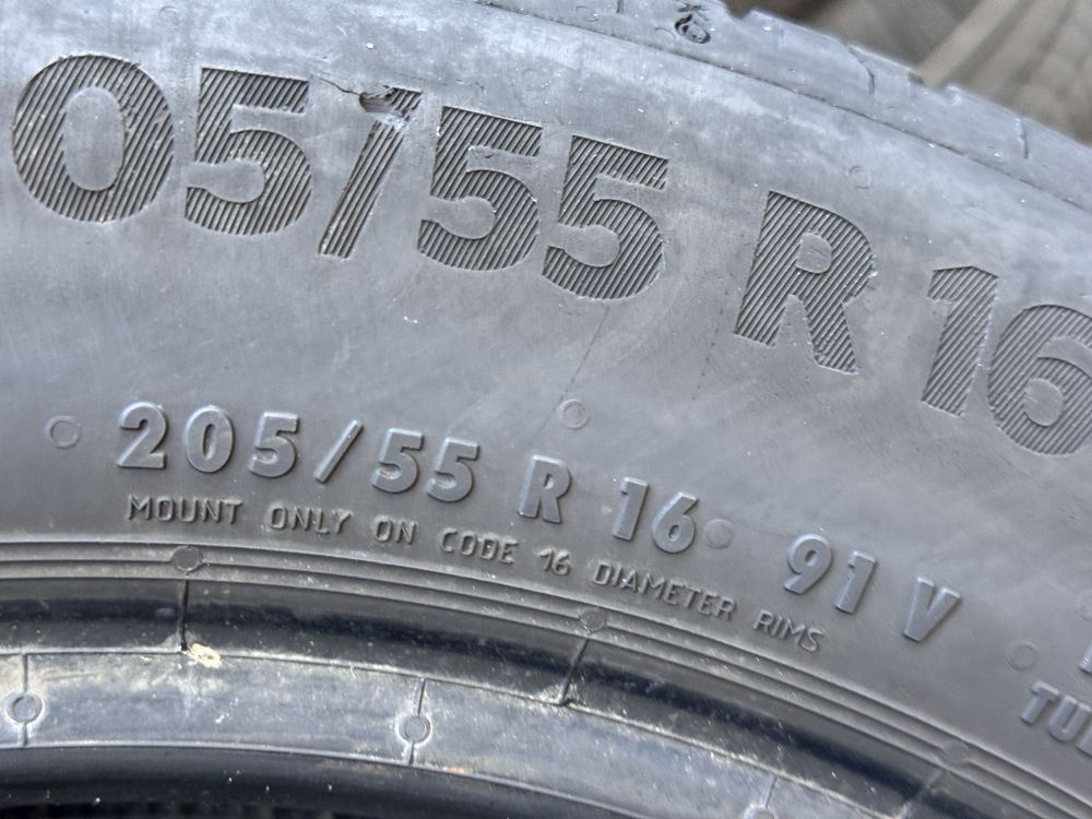 205/55/R16 Continental EcoContact6 2бр летни dot0920 4-5мм