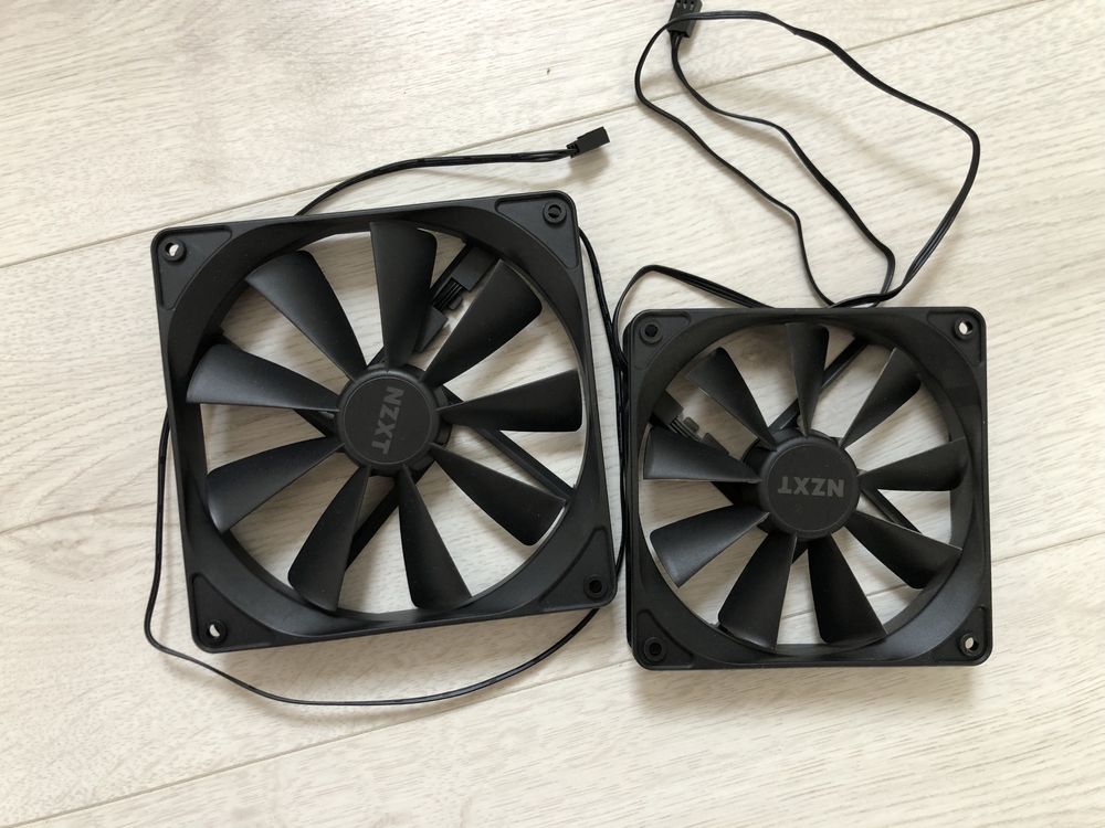 2x Ventilatoare NZXT 140mm si 120mm