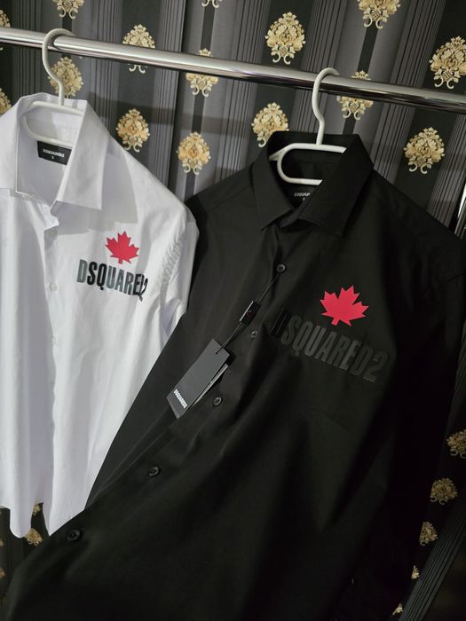 Cămașă alb x negru Icon Dsquared2  men