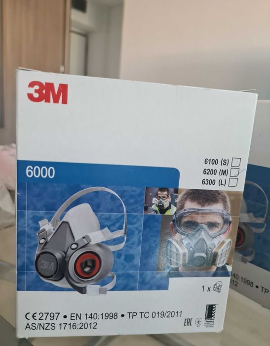 Masca de protectie 3M completa pentru munca Praf fum gaze chimicale