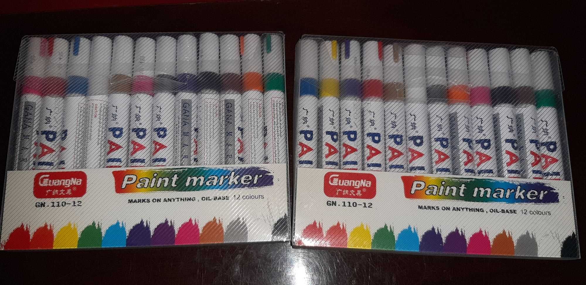 Paint marker 12 waterproof