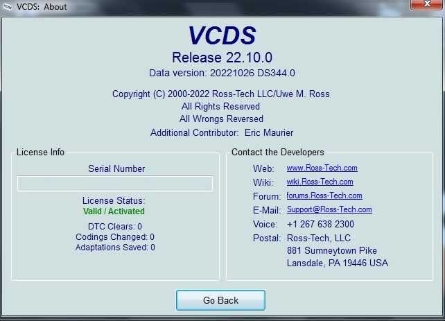 VCDS VAG-COM 23.3 кабел за диагностика HEX+CAN V2 Ауди/VW/Шкода/Сеа