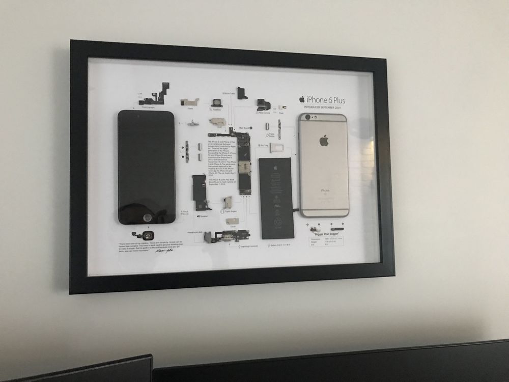 Продам стильную рамку с Iphone 6Plus