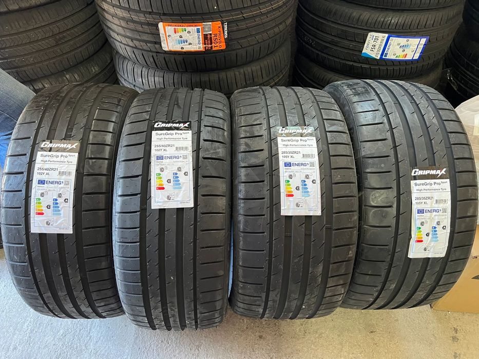 4 anvelope vara 255-40-21 si 285-35-21 gripmax BMW G60 bmw G70 Mercedes S class W223 bmw seria7 mercedes S