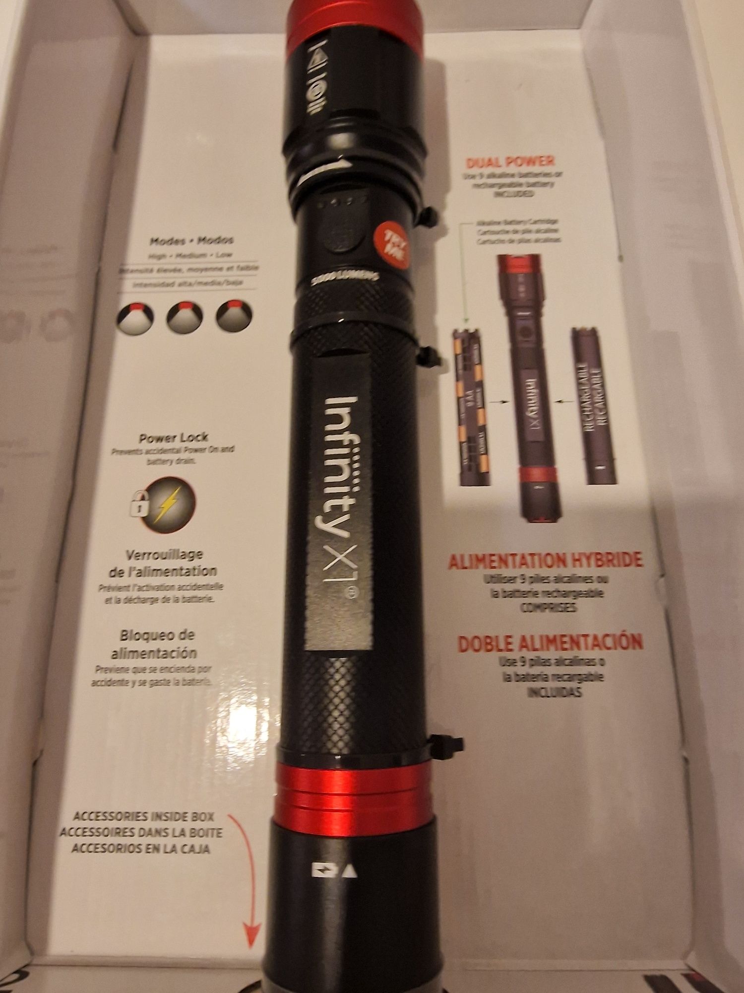 Lanterna Infinity X1 Dual Power 5000 lumeni