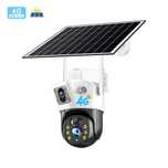 Camera video supraveghereV380PRO,panou solar10W,10000mAh,WIFI,10X ZOOM