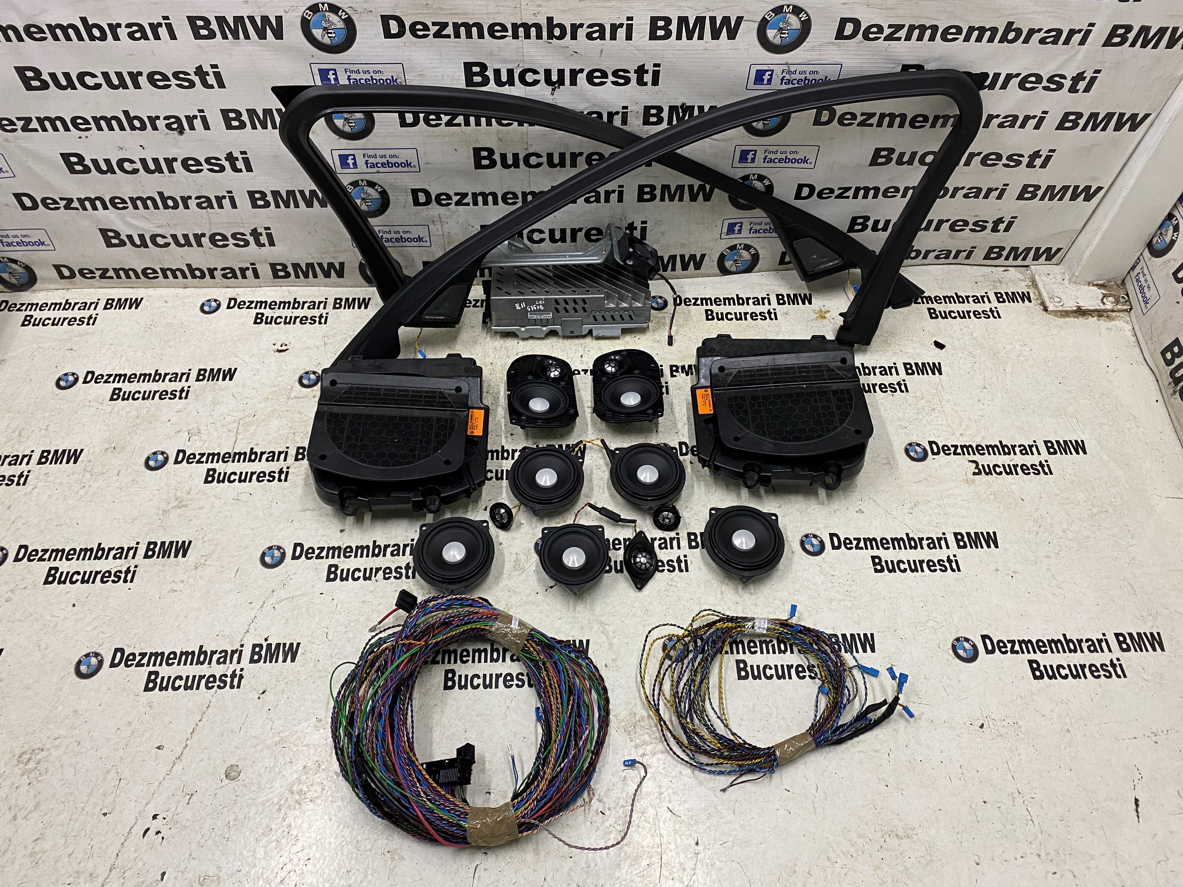 Sistem audio Harman Kardon difuzor instalatie original BMW F10 F11 F01