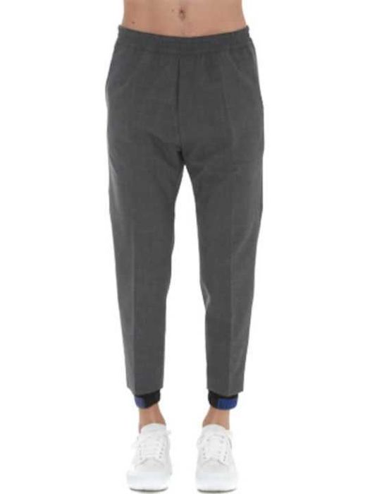 НОВ оригинални мъжки сив вълнен панталон DSQUARED2 размер 52 от Италия