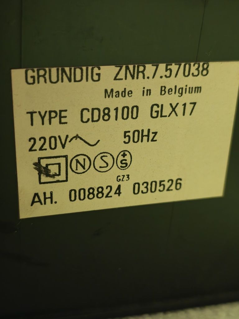 Cd player grundig cd 8100