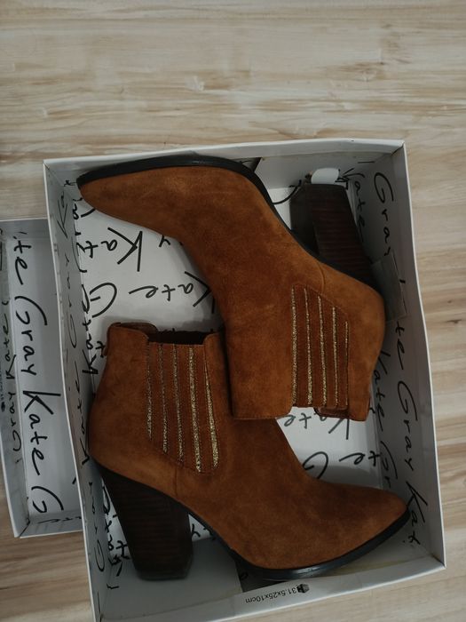 Ghete/Botine din piele întoarsă 40