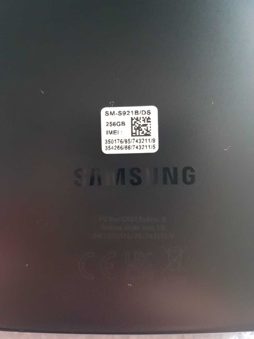 Samsung Galaxy S24, SM-S921B/DS, 8Gb 256 Gb, Onyx Black, NOU,desigilat