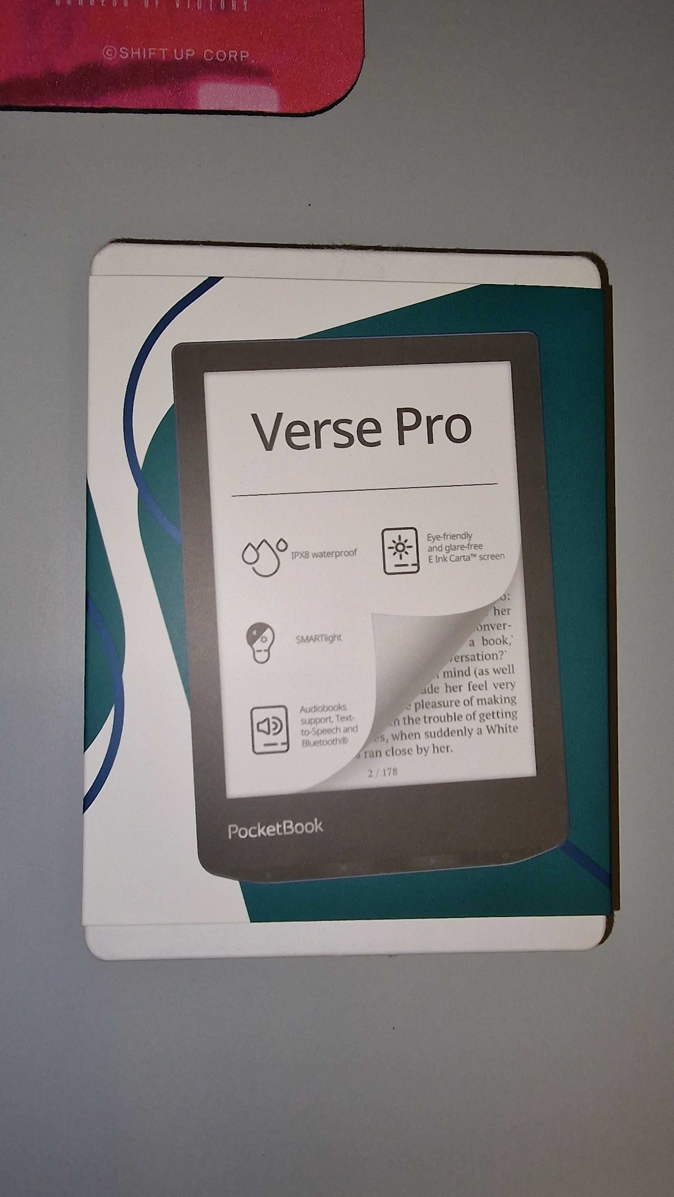 Чисто нов PocketBook Verse Pro с включен Калъф, Кабел и Гаранция
