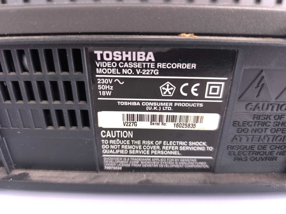 Video Recorder Toshiba V227G - Funcțional, Testat
