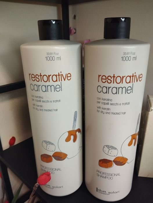 Възстановяващ шампоан с карамел 1л.