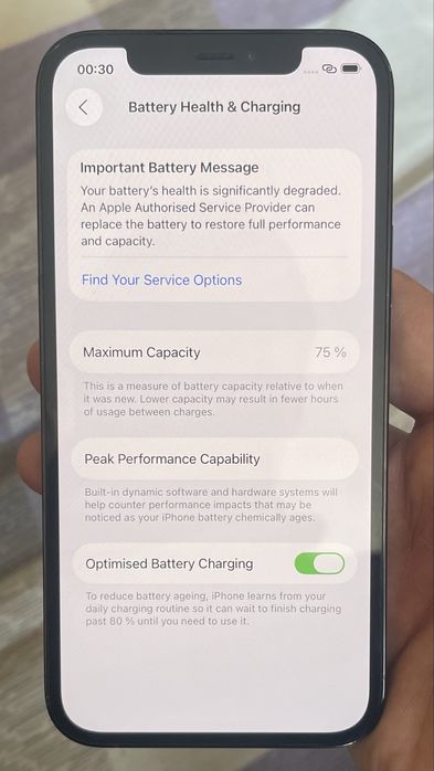 iPhone 12 Pro 256g  75%