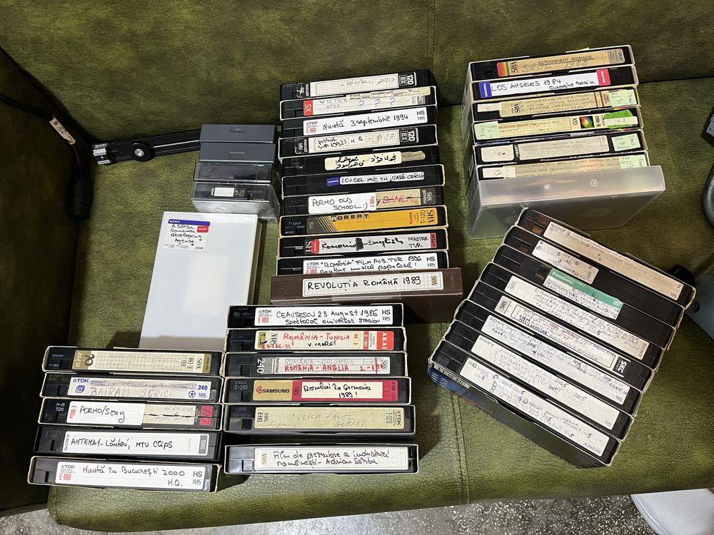 Casete video emisiuni tv, nunți, petreceri, filme