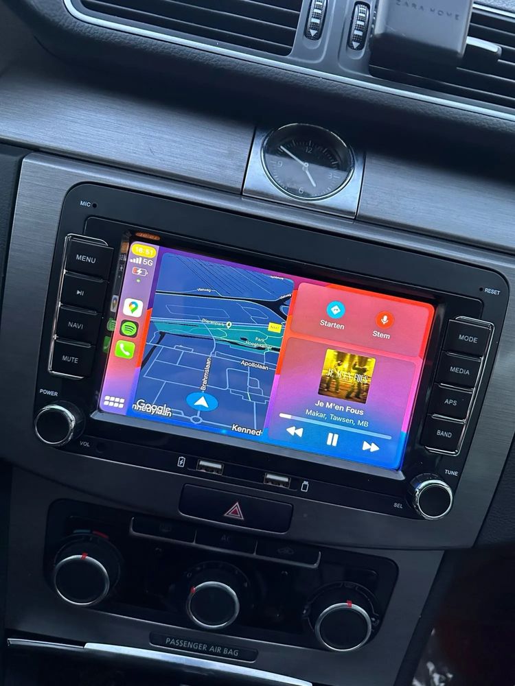 Navigatie Android VW Volkswagen T5 Passat b6 b7 CC Skoda Seat Carplay