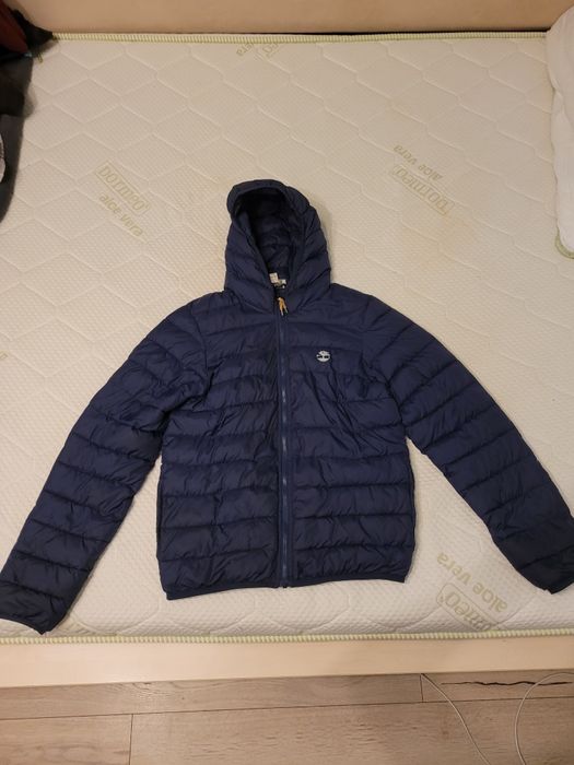 Geaca Puffer TimberLand pentru copii, albastru inchis, marime: 150