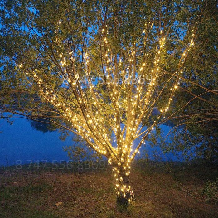 Услуги светового оформления парков, аллей и ресторанов к Новому году