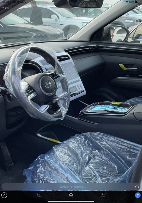 Хундай Туксон 2.5 LONG LUX FULL нахт еки бартир асосида тез сотилади