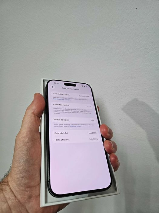 Iphone 16 Pro Max 256 Gb impecabil la cutie.