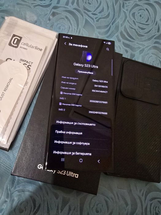 БАРТЕР Samsung Galaxy S23 Ultra, 256GB, 8GB RAM, 5G, Phantom Black