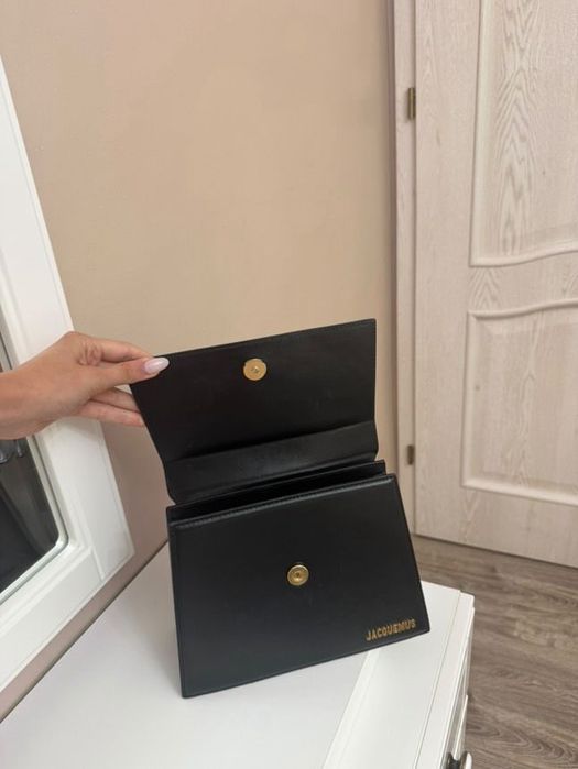 Geantă Jacquemus-Le Grand Chiquito tote bag, neagra