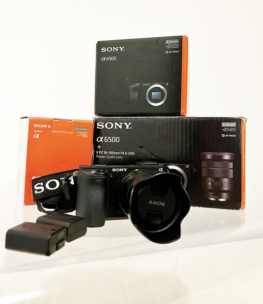 Sony alpha a6500 cu obiectiv sony 35mm OSS F1.8