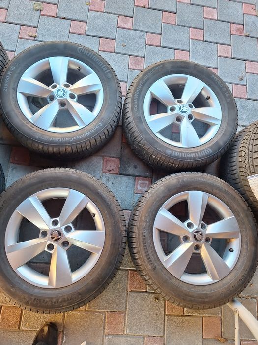 Jante aliaj 16 inch originale Skoda  KAROQ  Kodiac Octavia 5 x 112 16"