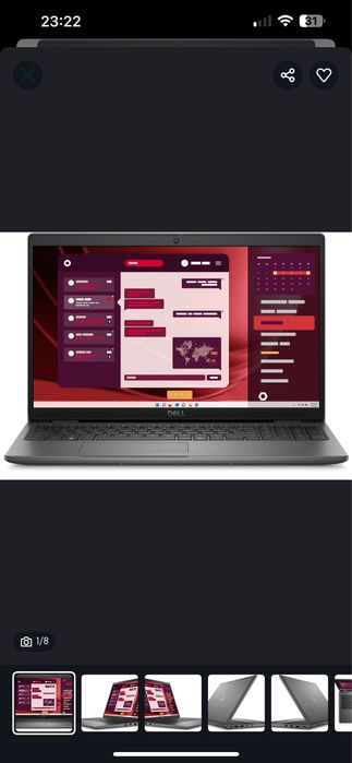 Ноутбук Dell Latitude 3550 Абсолютно новая, в коробке, невскрытая.