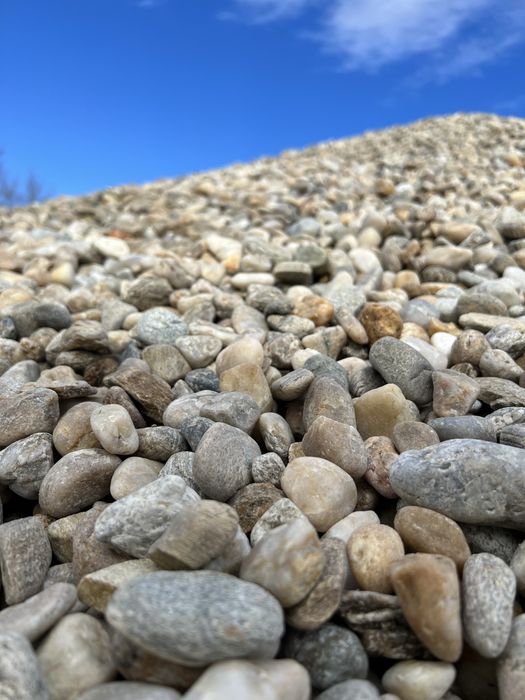 Piatra decorativa de rau 16-32 mm curata pentru drenaj si fose septice