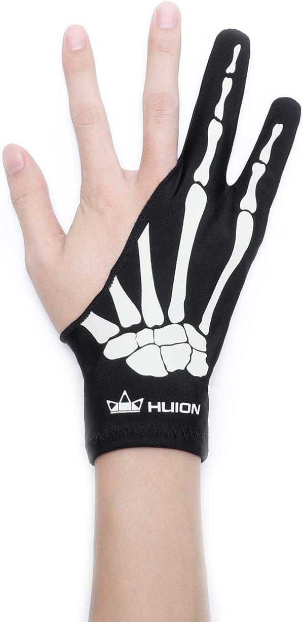 Перчатка для Графических планшетов Huion Artist Glove Skeleton