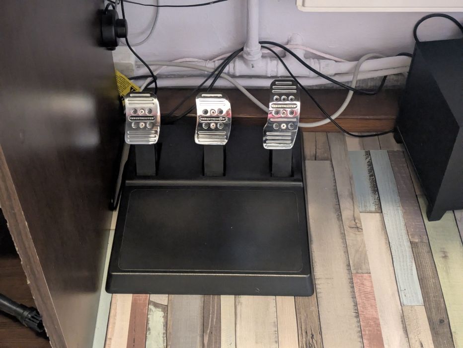 Thrustmaster T150 + T3PA + custom Shifter