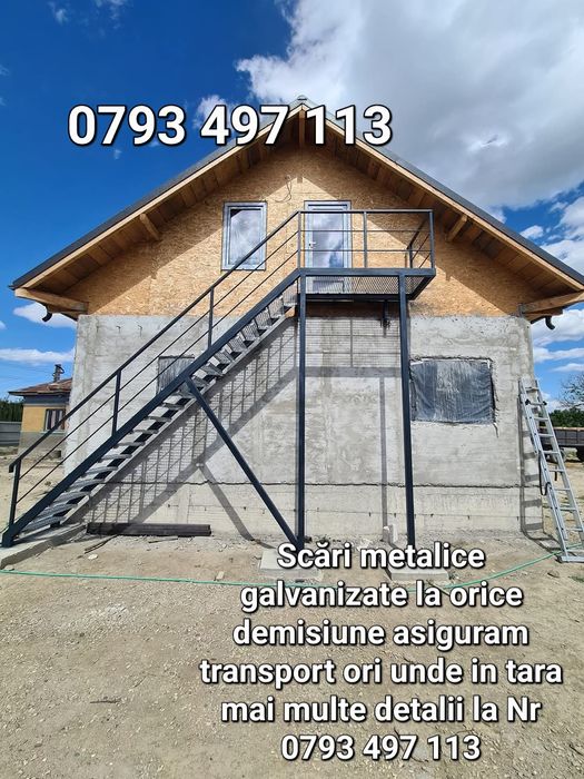 Scări metalice galvanizate la orice demisiune asiguram transport ori u