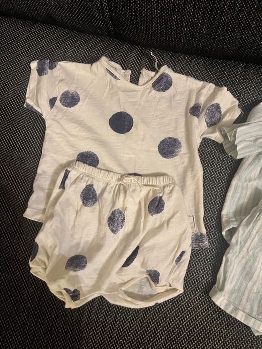 Ленени летни дрешки бебе