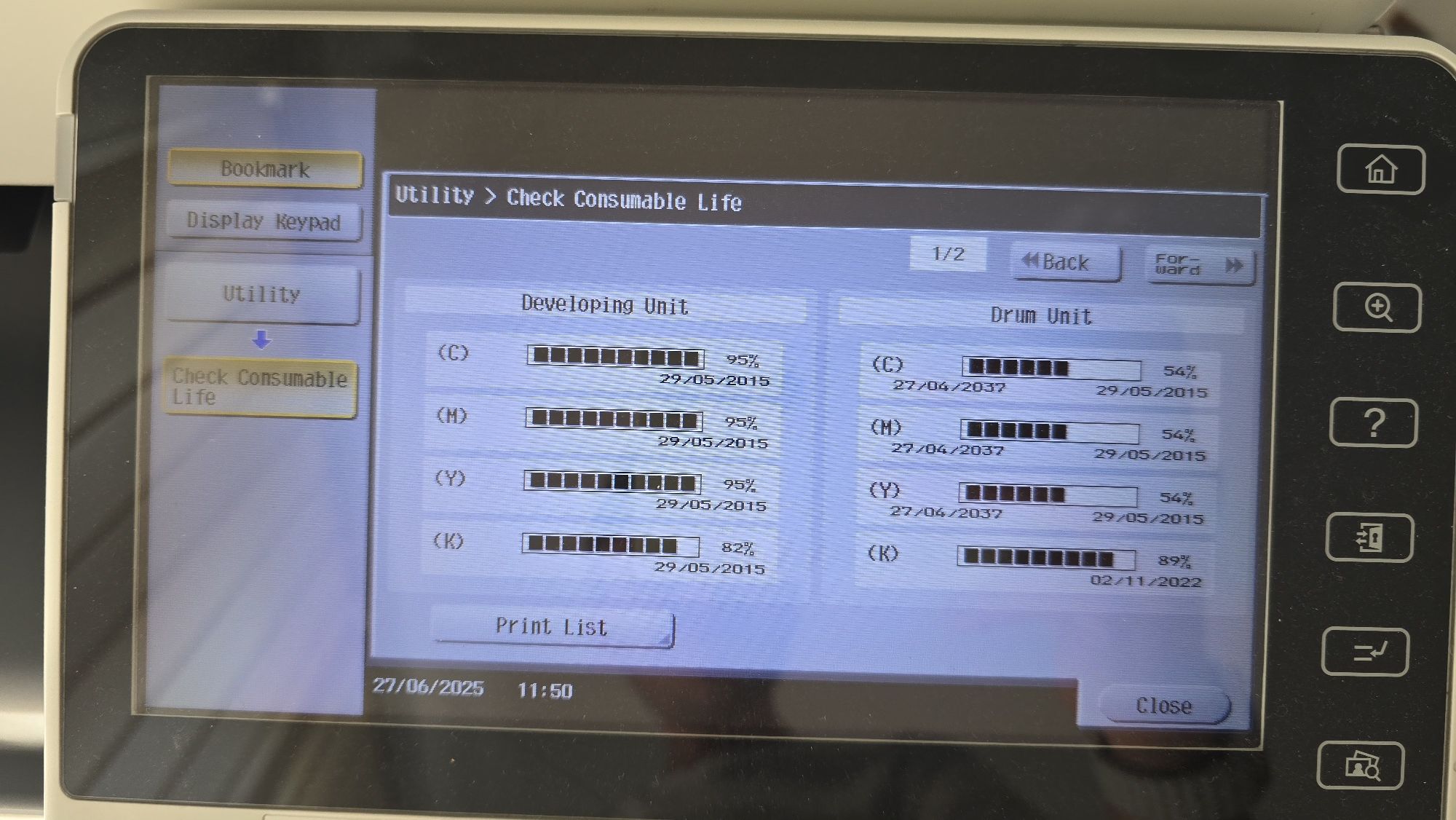 Multifuncțională Konica Minolta Bizhub C284e color cu capsator