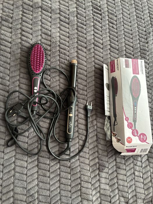 Четка за изправяне на коса и маша