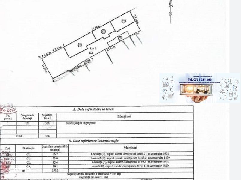 Casă și teren de vânzare – Zonă Parc Rizer